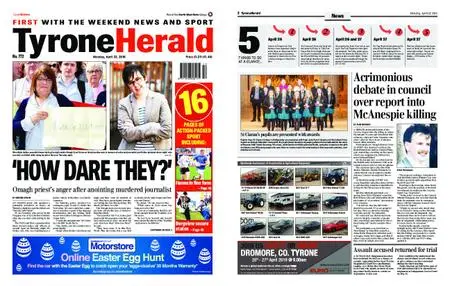 Tyrone Herald – April 22, 2019