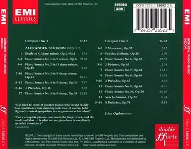 John Ogdon - Alexander Scriabin: Piano Music (1998)