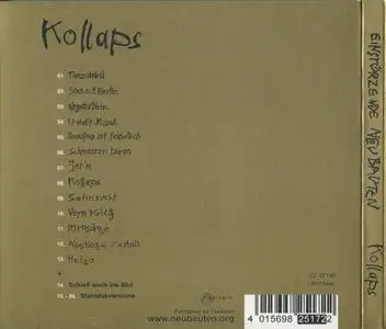 Einstürzende Neubauten - Kollaps (1981) {Potomak ‎25172 rel 2003}