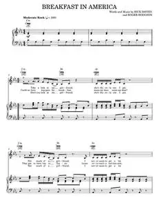 Breakfast in america - Supertramp (Piano-Vocal-Guitar)