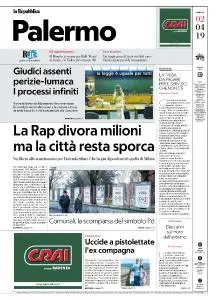 la Repubblica Palermo - 2 Aprile 2019