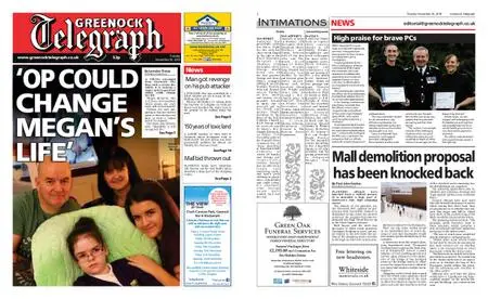 Greenock Telegraph – November 20, 2018