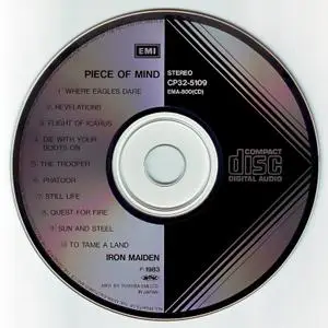 Iron Maiden - Piece Of Mind (1983) {1986, Japan 1st Press}