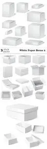 Vectors - White Paper Boxes 2