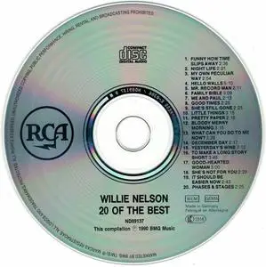 Willie Nelson - 20 Of The Best (1982) {1990 RCA}