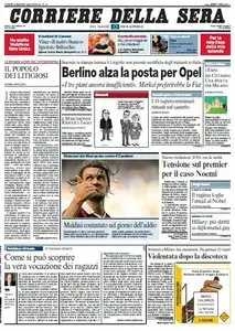 Il Corriere della Sera (25-05-09)