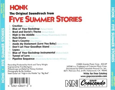Honk - Five Summer Stories (1972) {2005 GNP/Crescendo} **[RE-UP]**