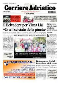 Corriere Adriatico Ancona - 30 Ottobre 2017