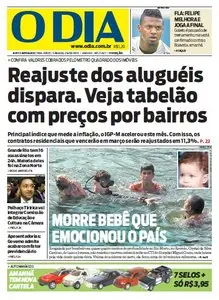 Jornal O Dia em PDF, Sabádo, 26 de Fevereiro de 2011