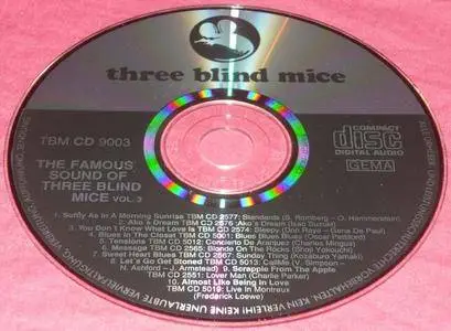 VA - The Famous Sound of Three Blind Mice Vol. 1-3 (1987-1989) {TBM Records, TBM CD 9001~03, W. Germany}