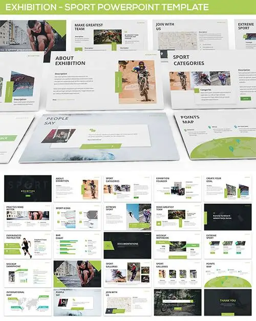 Exhibition Sport Powerpoint Template AvaxHome