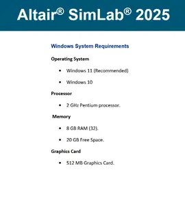 Altair SimLab 2025.0