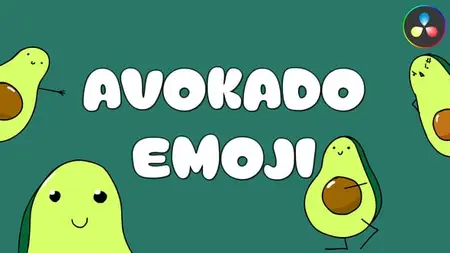 Avokado Emoji Stickers for DaVinci Resolve 58050802