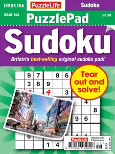 PuzzleLife PuzzlePad Sudoku - Issue 106 2024