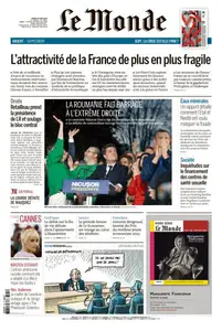 Le Monde du Mardi 20 Mai 2025