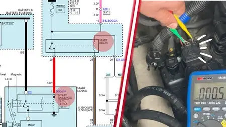 Automotive Starting System Diagnosis And Schematic Analysis