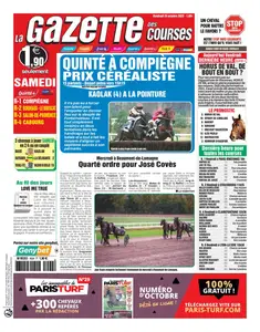 La Gazette des Courses - 24 Octobre 2025