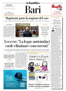 la Repubblica Bari - 12 Gennaio 2025