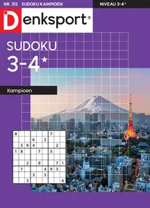 Denksport Sudoku 3-4 kampioen - 24 April 2025