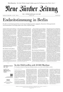 Neue Zurcher Zeitung International  - 24 August 2024