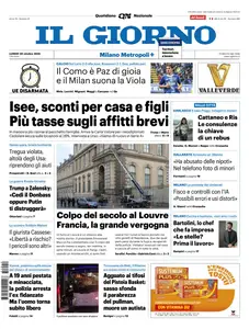 Il Giorno Milano Metropoli - 20 Ottobre 2025