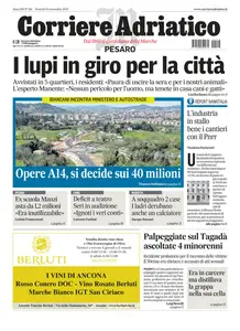 Corriere Adriatico Pesaro - 14 Novembre 2025