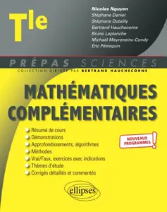 Collectif, "Mathématiques complémentaires - Terminale - nouveaux programmes"