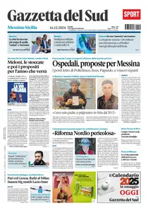 Gazzetta del Sud Messina - 16 Dicembre 2024