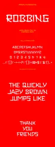Robbing - Brush Font ALTVWDE