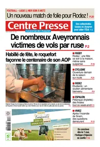 Centre Presse Aveyron - 3 Mai 2025
