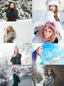 Girl winter