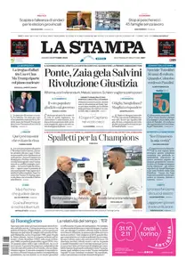 La Stampa Imperia e Sanremo - 31 Ottobre 2025