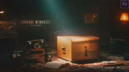 Videohive - Vintage Memories - Film Projector - 61269618