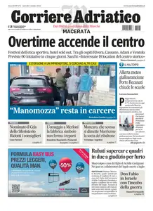 Corriere Adriatico Macerata - 3 Ottobre 2024