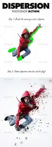 GraphicRiver Dispersion Photoshop Action