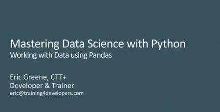 Working with Data using Pandas