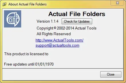 for apple instal Actual File Folders 1.15
