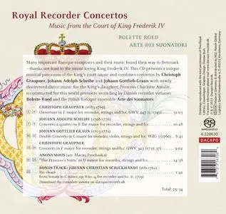 Bolette Roed, Arte dei Suonatori - Royal Recorder Concertos: Music from the Court of King Frederik IV (2013)