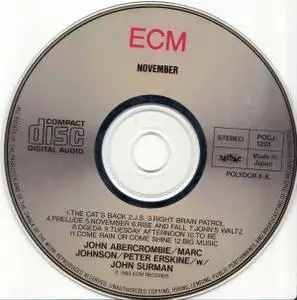 John Abercrombie - November (1993) {ECM Japan 1502}