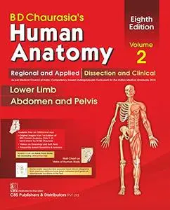 BD Chaurasia's Human Anatomy, Volume 2: Regional and Applied Dissection and Clinical: Lower Limb, Abdomen and Pelvis (Repost)