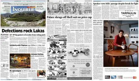 Philippine Daily Inquirer – November 08, 2009