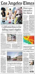 Los Angeles Times August 13, 2015