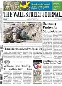 The Wall Street Journal - Wednesday, 8 April 2015 / Asia