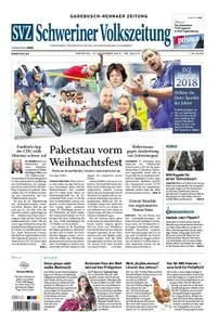 Schweriner Volkszeitung Gadebusch-Rehnaer Zeitung - 18. Dezember 2018