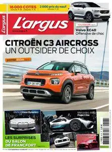L'Argus de l'automobile - septembre 01, 2017