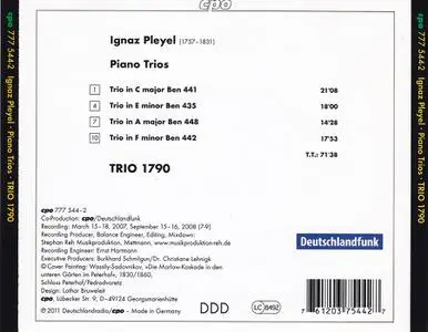 Trio 1790 - Ignaz Pleyel: Piano Trios (2010)