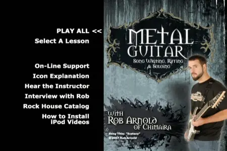 The Rock House Method - Rob Arnold - Song Writing, Riffing and Soloing [repost]