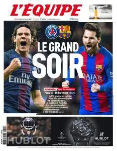 L'equipe du Mardi 14 Février 2017