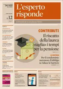 Il Sole 24 Ore L'Esperto risponde - 27 Marzo 2017