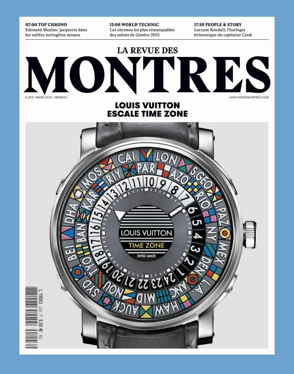 La Revue des Montres No.203 - Mars 2015